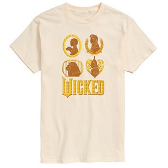 Men's Wicked For Good Oz Group Grid Graphic Tee