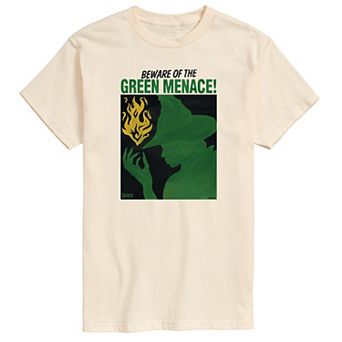 Men's Wicked For Good Beware Of The Green Menace! Graphic Tee