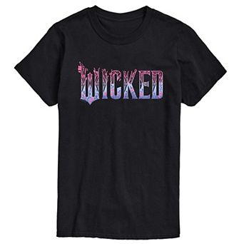 Men's Wicked For Good Logo Florals Graphic Tee