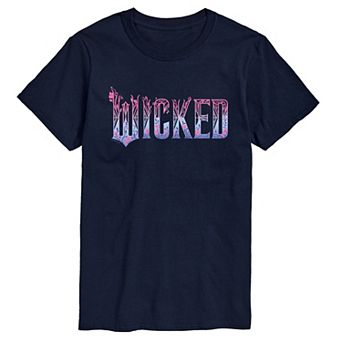 Men's Wicked For Good Logo Florals Graphic Tee