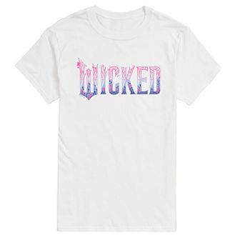 Men's Wicked For Good Logo Florals Graphic Tee