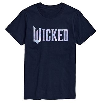 Men's Wicked For Good Logo Butterfly Sparkle Graphic Tee