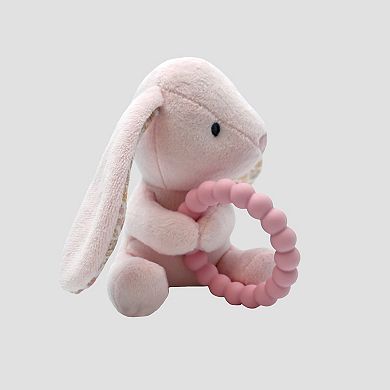 Carter's Bunny Rattle & Silicone Teether Toy