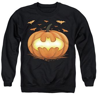 Men's Batman Halloween Pumpkin Graphic Sweatshirt