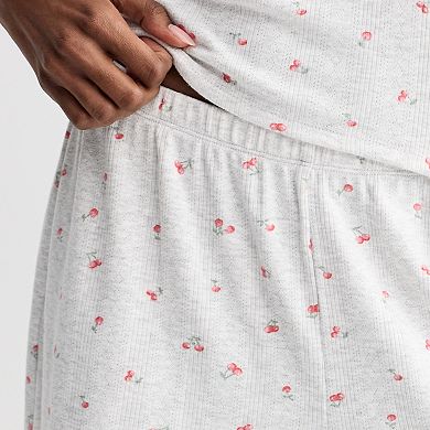Juniors' Pink Republic Pointelle Shorts