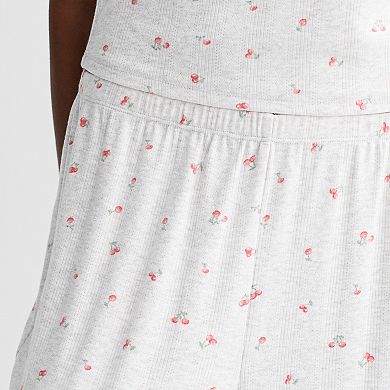 Juniors' Pink Republic Pointelle Lounge Pants