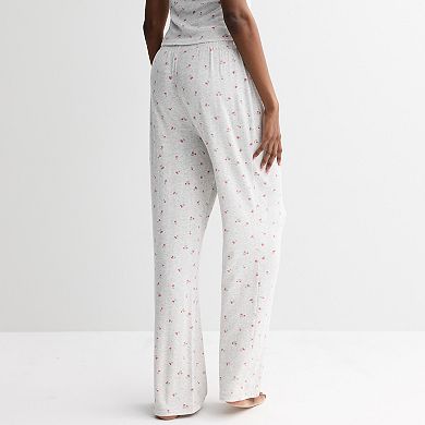 Juniors' Pink Republic Pointelle Lounge Pants