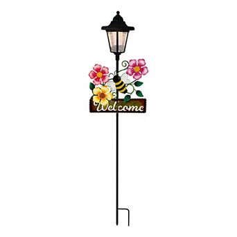 Crosslight Solar Lantern Stake Outdoor Decor