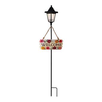 Crosslight Solar Lantern Stake Outdoor Decor