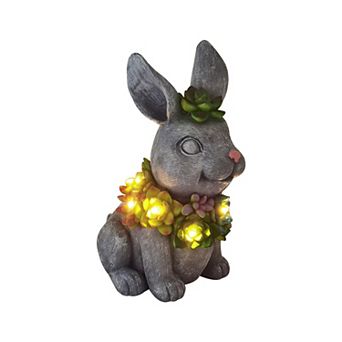 Crosslight Solar Lighted Garden Critter Statue Outdoor Decor