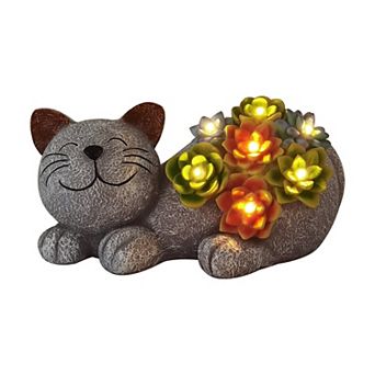 Crosslight Solar Lighted Garden Critter Statue Outdoor Decor