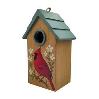 Crosslight Wooden Birdhouse Outdoor Decor