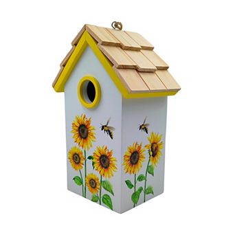 Crosslight Wooden Birdhouse Outdoor Decor