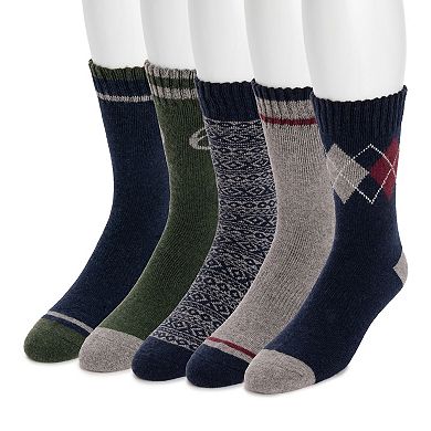 Men's MUK LUKS 5-pk. Crew Socks