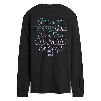 Men's Wicked For Good Long Sleeve Graphic Tee