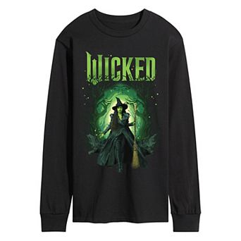Men's Wicked For Good Elphaba Long Sleeve Graphic Tee