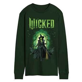 Men's Wicked For Good Elphaba Long Sleeve Graphic Tee