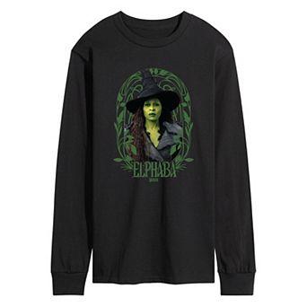 Men's Wicked For Good Elphaba Frame Long Sleeve Graphic Tee