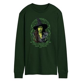 Men's Wicked For Good Elphaba Frame Long Sleeve Graphic Tee