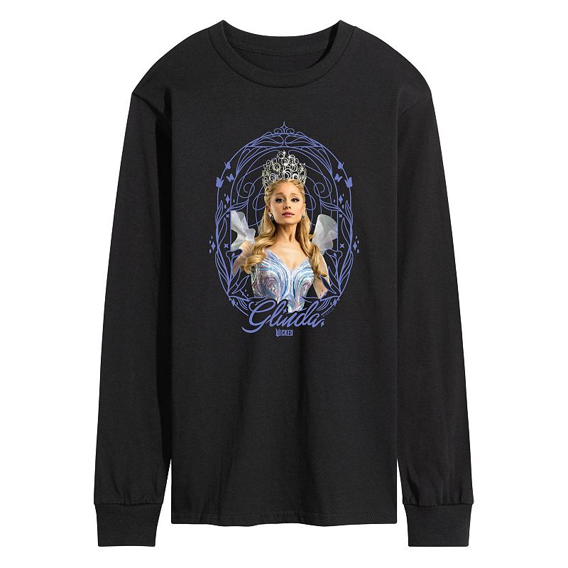 Men's Wicked For Good Glinda Frame Long Sleeve Graphic Tee, 