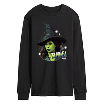 Men's Wicked For Good Elphaba Bootleg Long Sleeve Graphic Tee