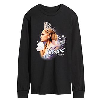 Men's Wicked For Good Glinda Bootleg Long Sleeve Graphic Tee