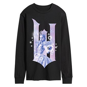 Men's Wicked For Good Glinda The Girl In The Bubble Long Sleeve Graphic Tee