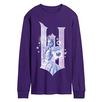 Men's Wicked For Good Glinda The Girl In The Bubble Long Sleeve Graphic Tee