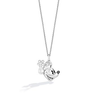 Disney's Minnie Mouse Sterling Silver Pendant Necklace