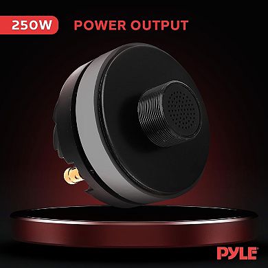 Pyle 1.5'' Aluminum Horn Driver - 1-3/8'' x 18 TPI Threads - 500W Peak Power - Black - 1ct