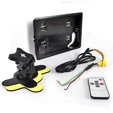 Pyle 7'' Car Video Monitor Display Screen - Widescreen LCD, Dual RCA Inputs, Headrest Mountable