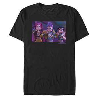 Men's KPop Demon Hunters Eating Ramen Graphic Tee