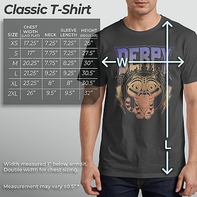 Men's KPop Demon Hunters Derpy Metal Portrait Graphic Tee