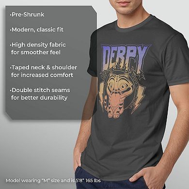 Men's KPop Demon Hunters Derpy Metal Portrait Graphic Tee