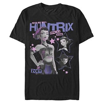 Men's KPop Demon Hunters Zoey Collage Graphic Tee
