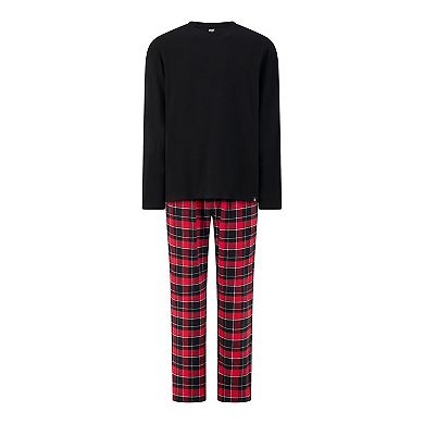 Men's Heat Holders Waffle Top & Pajama Pants Set