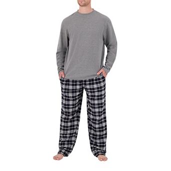 Men's Heat Holders Waffle Top & Pajama Pants Set