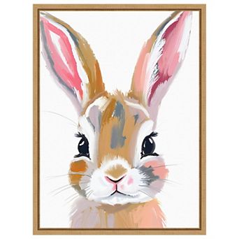 Bunny by Ohkimiko Framed Canvas Wall Art Print