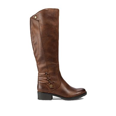 Baretraps Ornella Women's Tall Boots with Block Heel and Side Detail