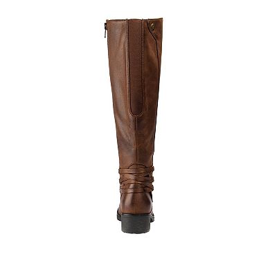 Baretraps Ornella Women's Tall Boots with Block Heel and Side Detail