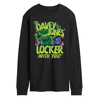 Men's The SpongeBob Movie: Search For SquarePants Davey Jones Long Sleeve Graphic Tee