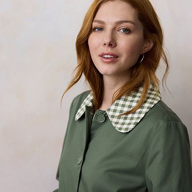 Women's LC Lauren Conrad Long Cotton Overcoat