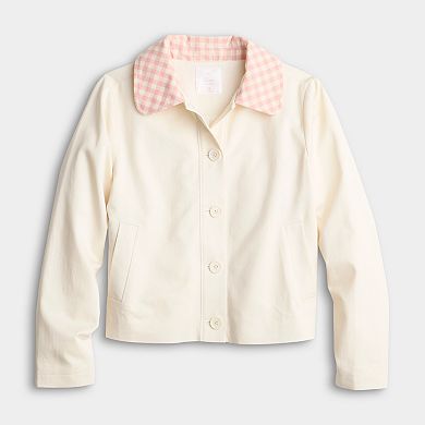 Women's LC Lauren Conrad Cropped Twill Jacket