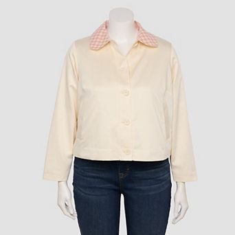 Plus Size LC Lauren Conrad Cropped Jacket