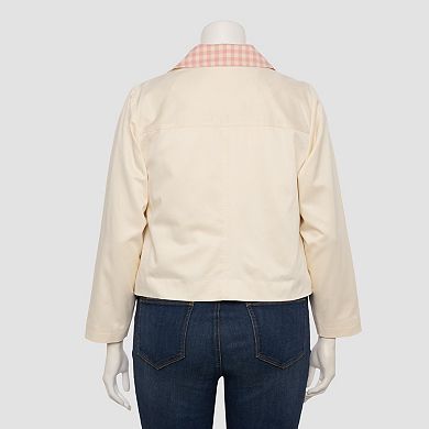 Plus Size LC Lauren Conrad Cropped Jacket