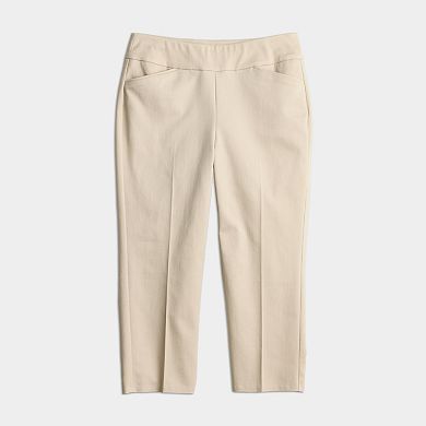 Petite Croft & Barrow® Effortless Stretch Capri Pants