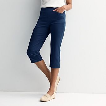 Petite Croft & Barrow® Effortless Stretch Capri Pants