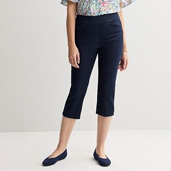 Petite Croft & Barrow® Effortless Stretch Capri Pants