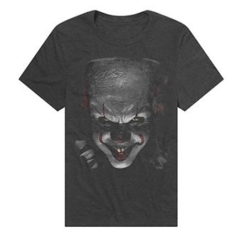 Men's IT Pennywise The Clown Large Face Graphic Tee