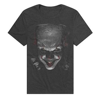 Men's IT Pennywise The Clown Large Face Graphic Tee